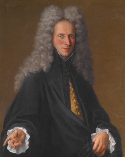 Portret van een onbekende edelman door Pietro Longhi